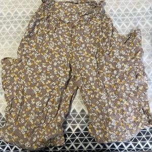 Floral Flare Pants